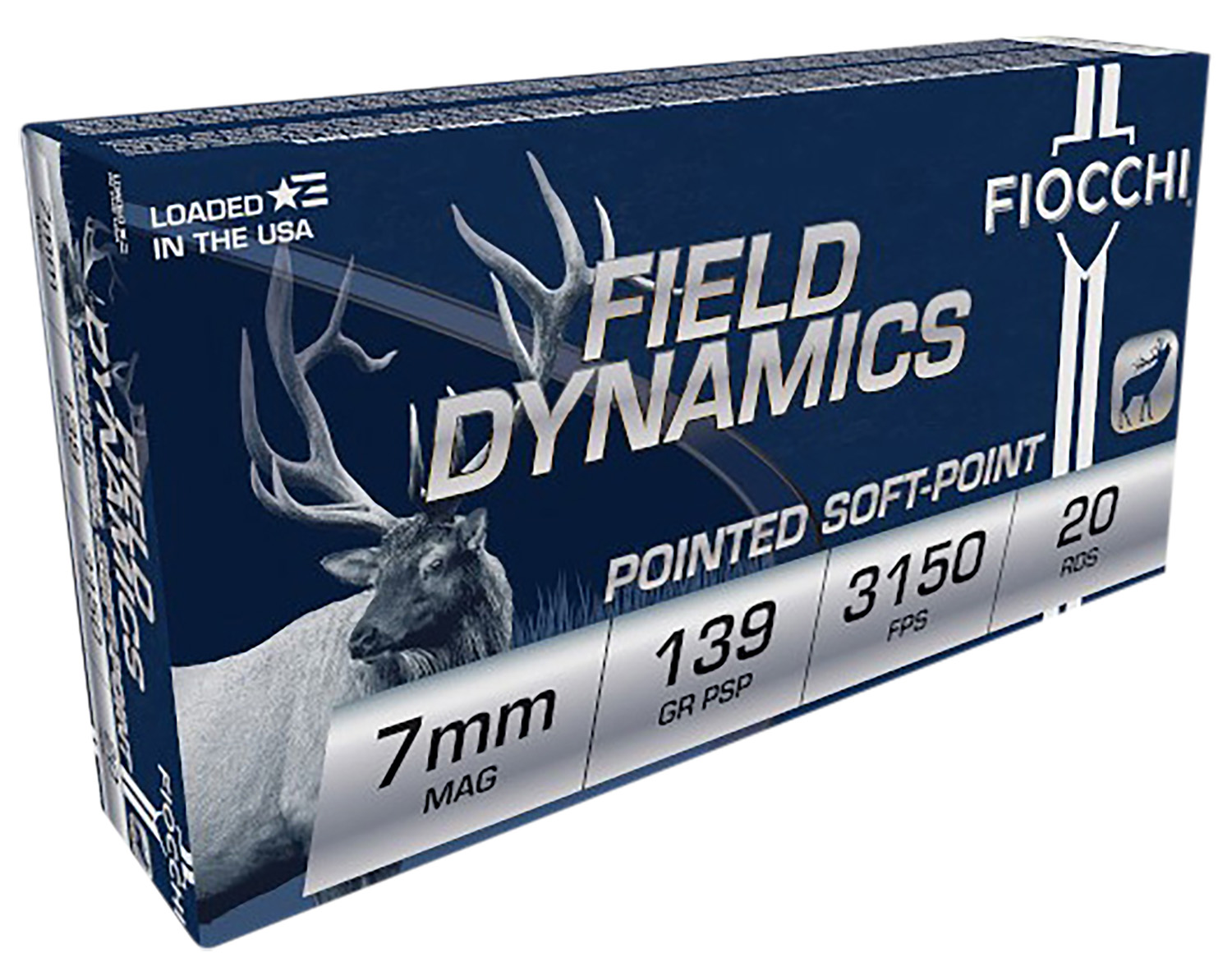 Fiocchi 7mm Rem Mag 139gr Brass – 20rd