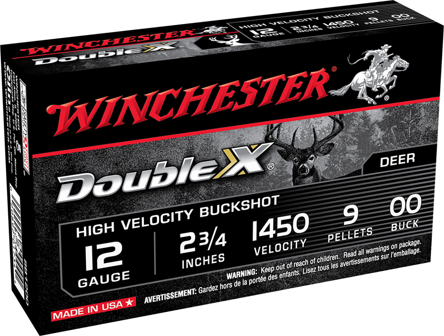 Winchester 12 Gauge 00 BUCK – 5rd