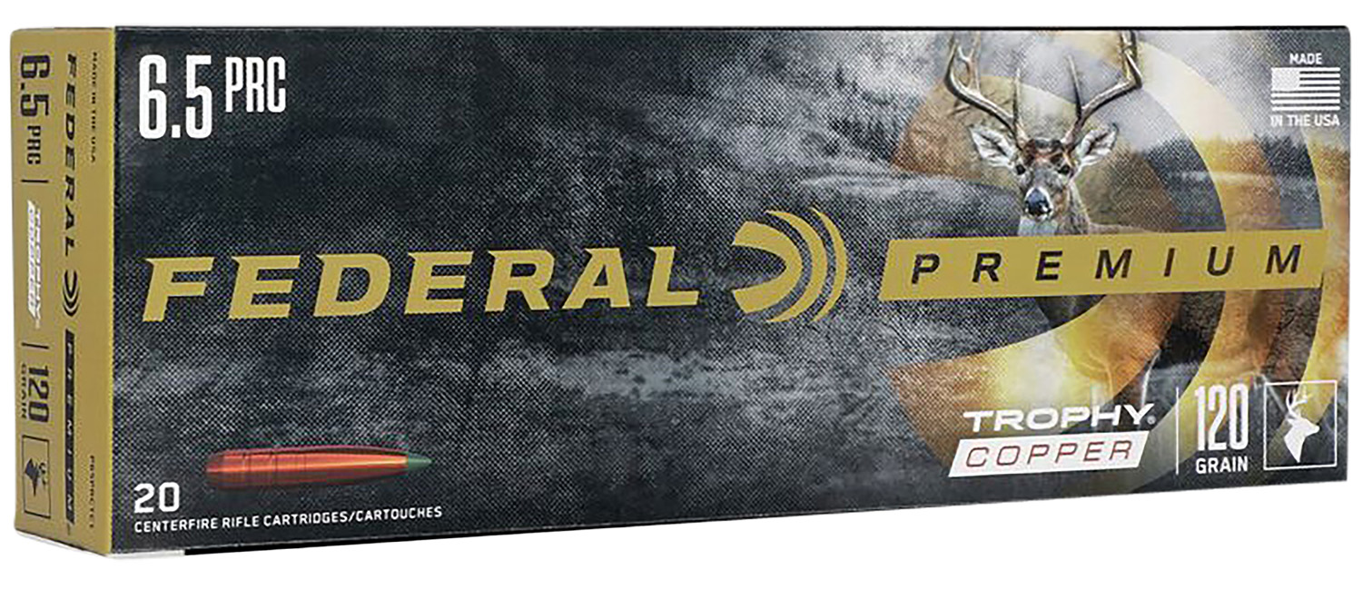 Federal 6.5 PRC 120gr Brass – 20rd