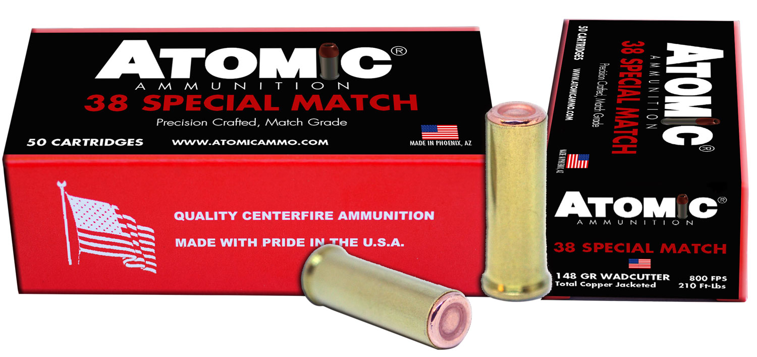 Atomic .38 Special 148gr Brass – 50rd
