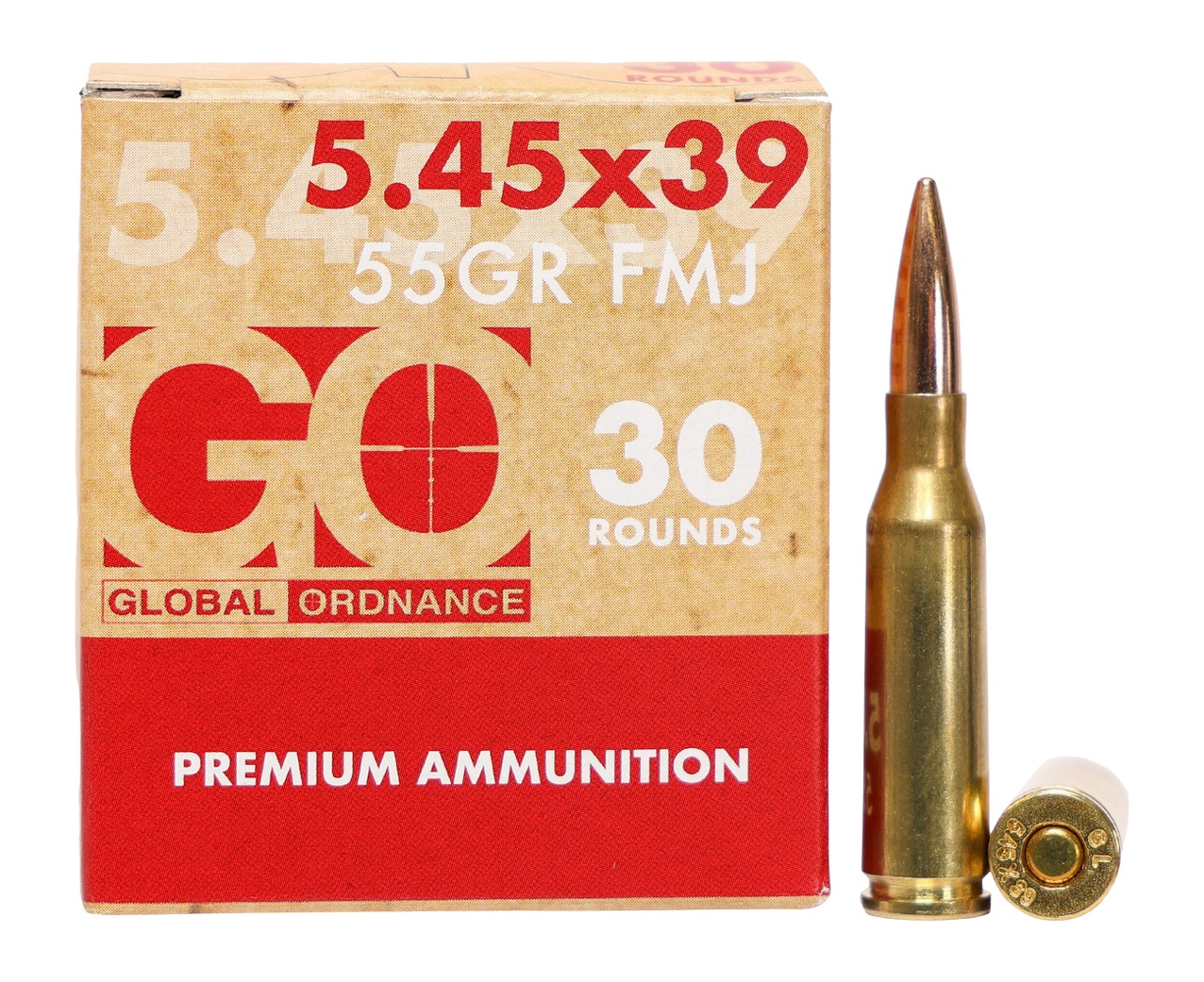5.45x39 55gr FMJ Brass – 30rd